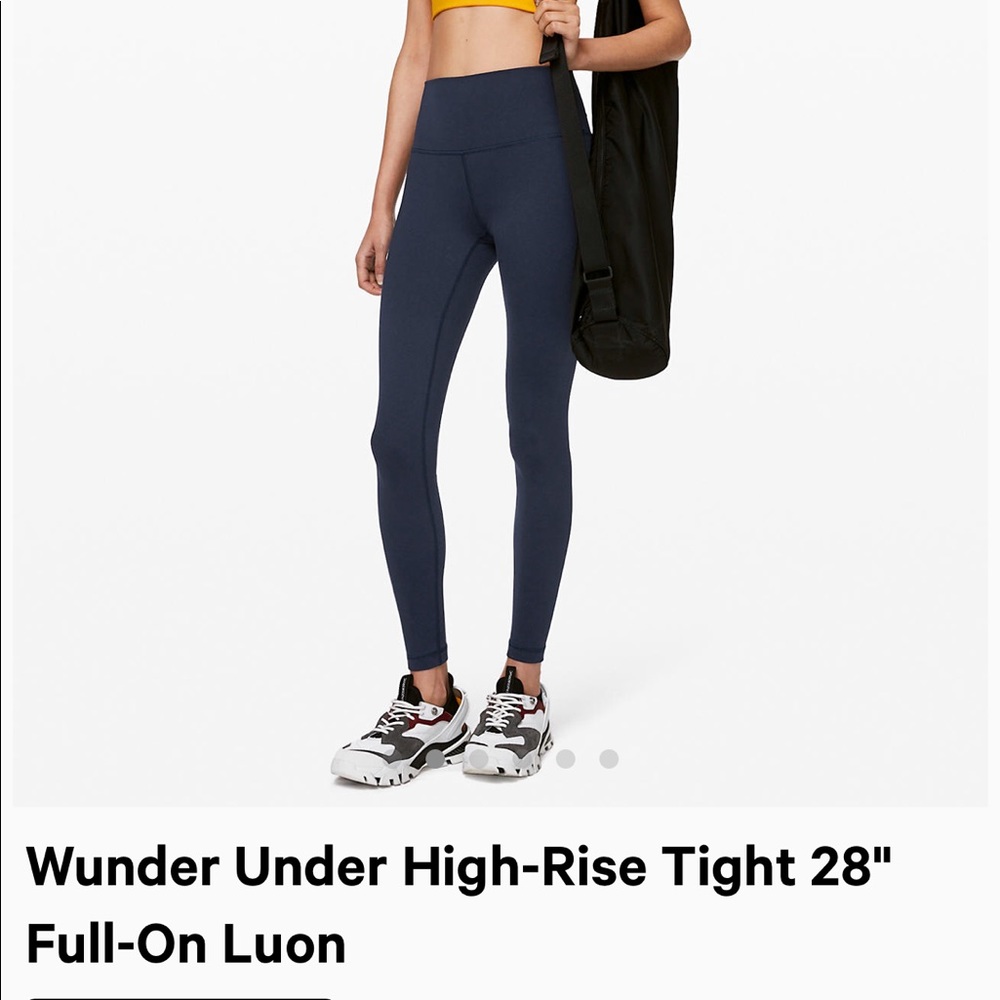 Lulu Wunder Under High Rise Leggings!
